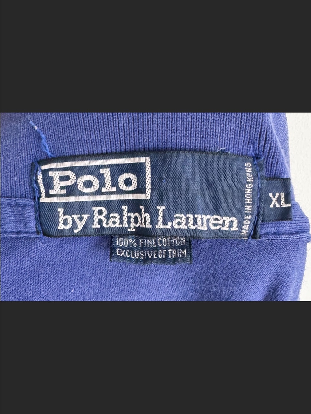 Vtg 90s Polo Ralph Lauren Single Stitch Imperial Crest Pocket Shirt XL 25x28 - Picture 5 of 7
